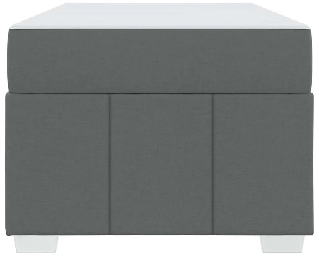 Estrutura da Cama Cinzento escuro 90 x 200 cm tecido