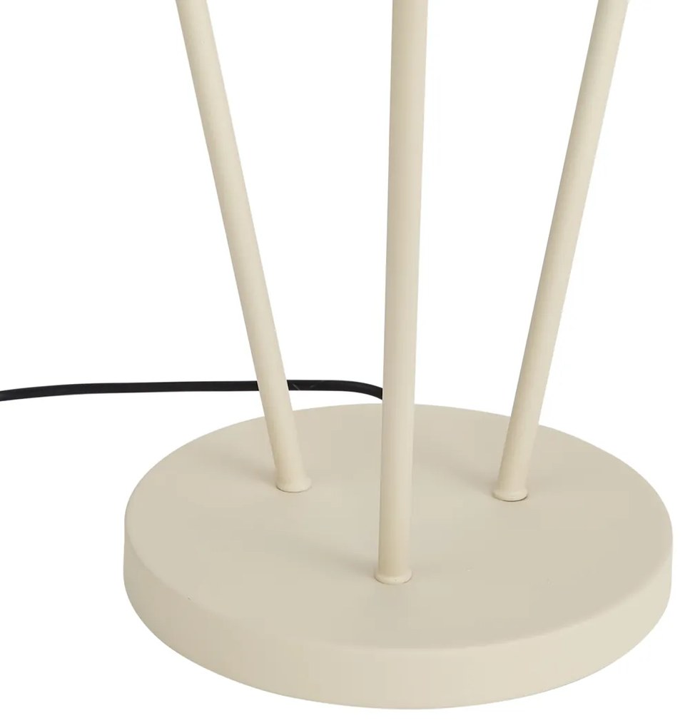 Candeeiro de Pé Moderno Bege 3-Luzes GU10 35mm - Thomas