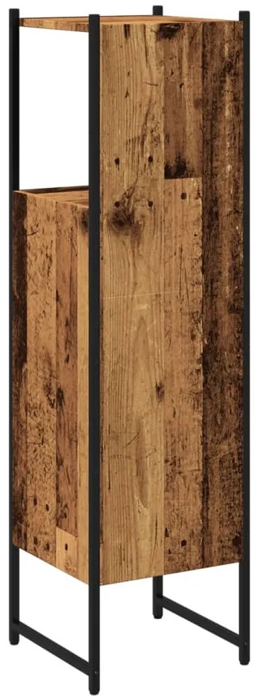 Armário casa banho 33x33x120,5 cm deriv. madeira madeira velha