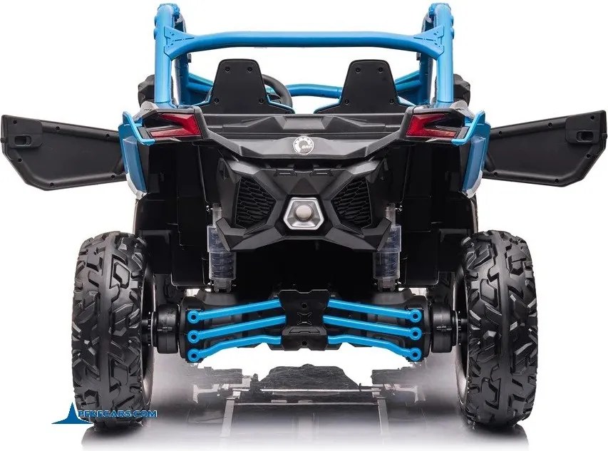 Carro elétrico para crianças 1 a 6 anos 24V MP4 CAN-AM Maverick Buggy Azul