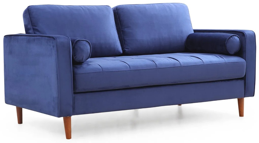 Sofá de 2 Lugares Rome – Azul Marinho – 175x90x70 cm