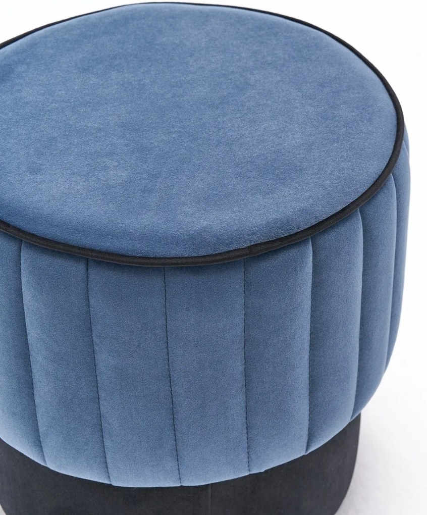Pouffe Rose – Azul – 40x40x40 cm