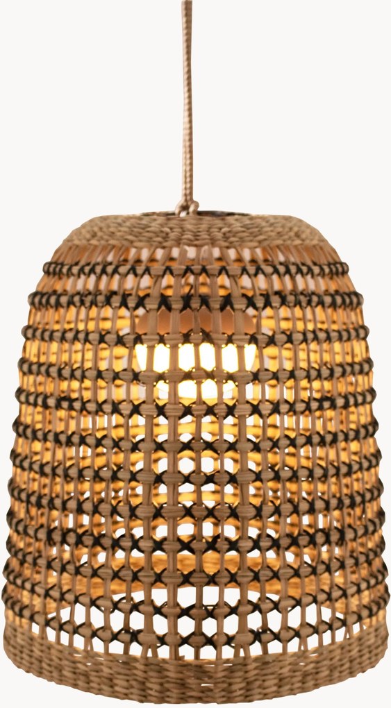 Candeeiro suspenso LED artesanal portátil regulável para exterior Positano