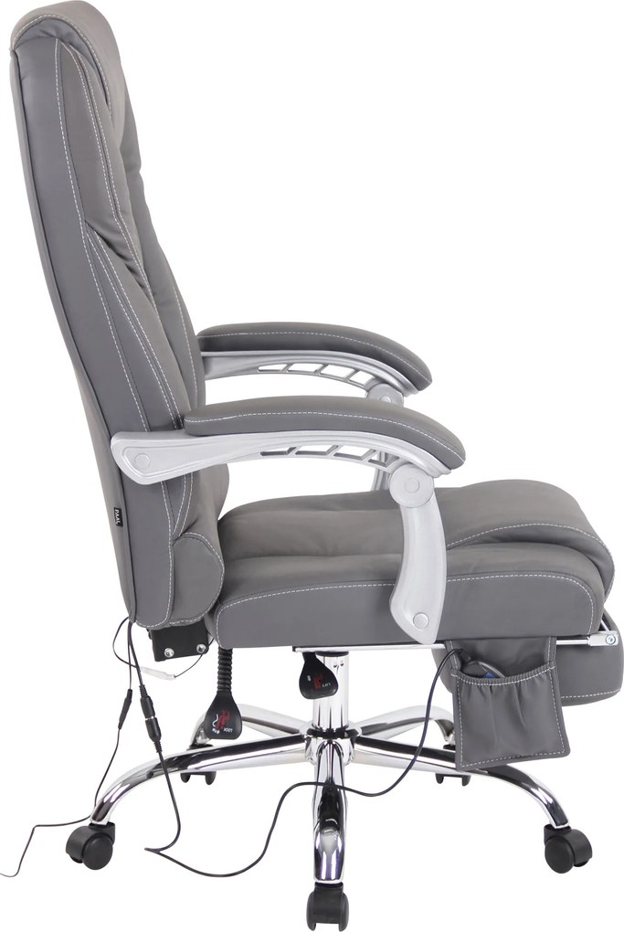 Cadeira de escritório Pacific com massagem Cinza