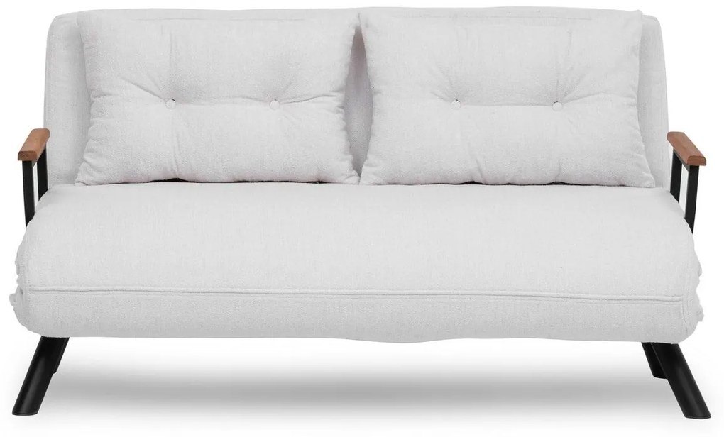 Sofá-cama de 2 Lugares Sando – Branco – 175 cm x 133 cm