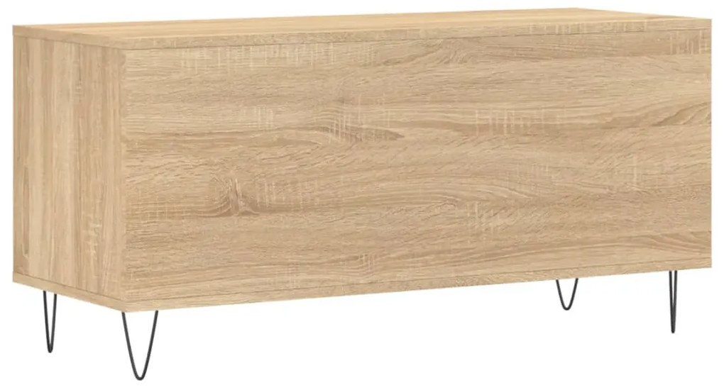 Armário p/ discos 100x38x48cm derivados madeira carvalho sonoma