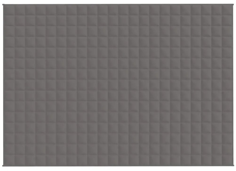 Manta pesada 11 kg 155x220 cm tecido cinza