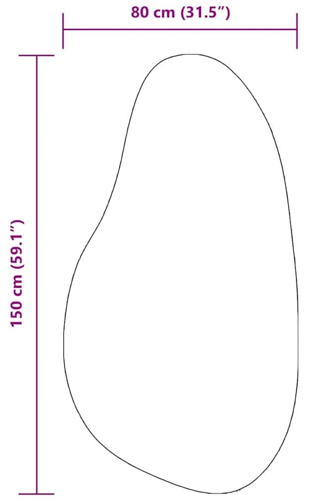 Tapete "HUARTE" Preto Macio de Pelo Curto e Lavável 80x150 cm