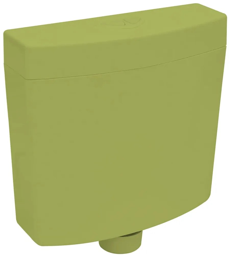 Autoclismo WC c/ entrada de água inferior 3/6 L verde azeitona
