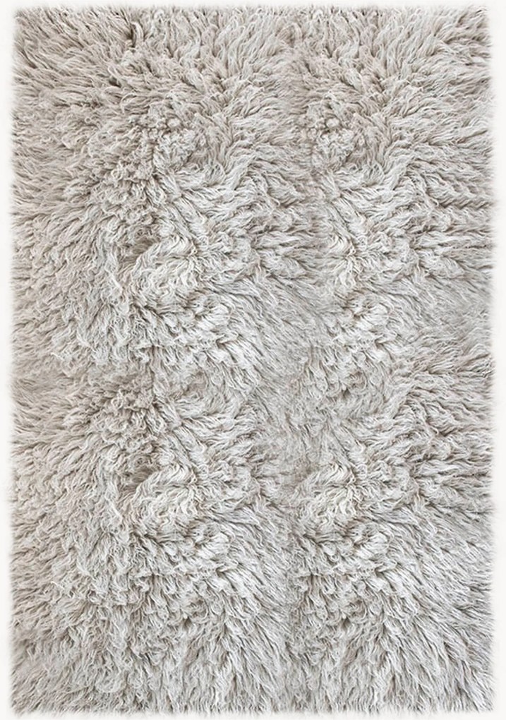 Tapete em lã artesanal de pelo comprido Shaggy