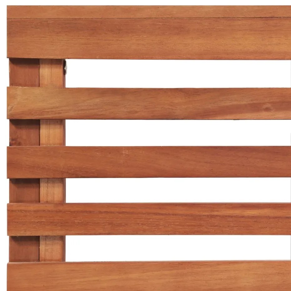 2 pcs conjunto bistrô em madeira de acácia maciça