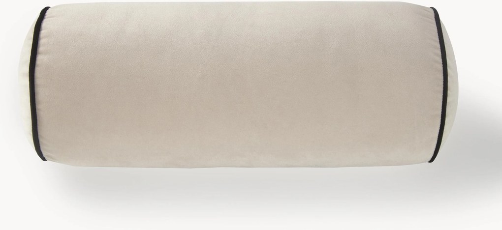 Almofada de rolo em veludo Monet