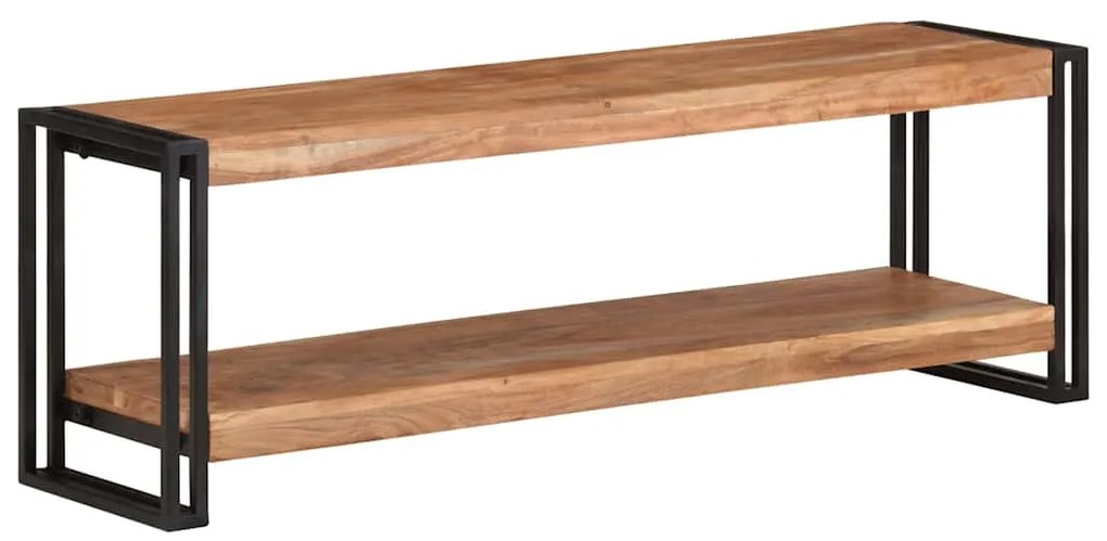 Móvel de TV 120x30x40 cm madeira de acácia maciça