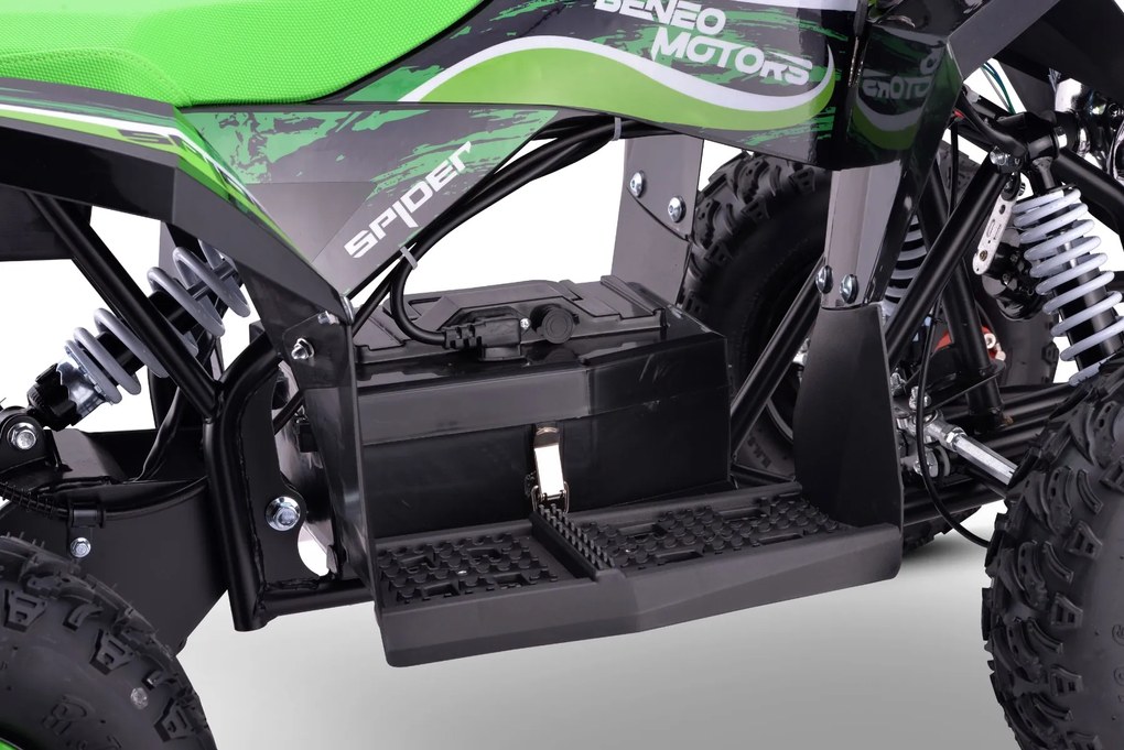 Moto 4 elétrica para crianças Motors SPIDER 1000W Verde