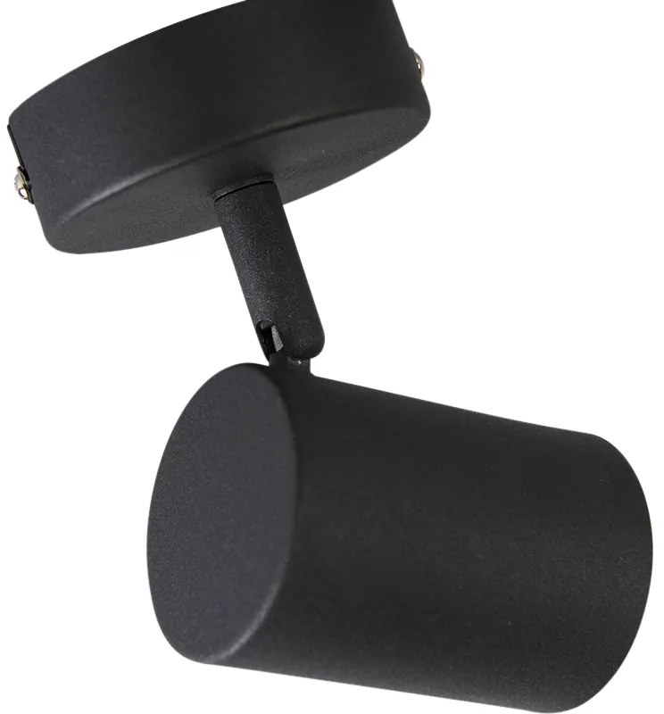 LED Foco inteligente preto com Wi-Fi GU10 ajustável - Jeana Moderno