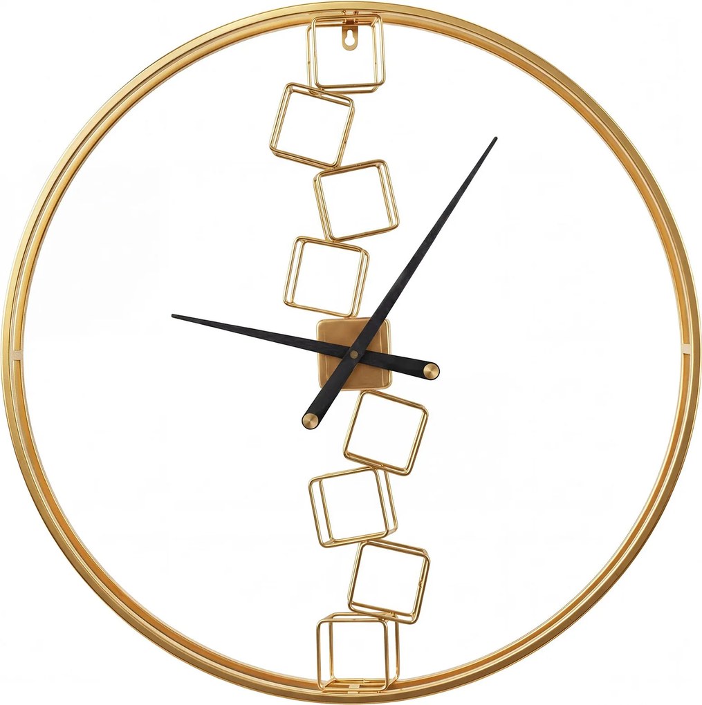 Relógio de parede grande em metal, 68 cm, estilo nórdico, elegante, silencioso, a pilhas, decoração para sala, quarto e cozinha