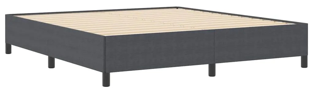 Estrutura de Cama vidaXL Cinza Escuro 180x200 cm Tecido Corduroy