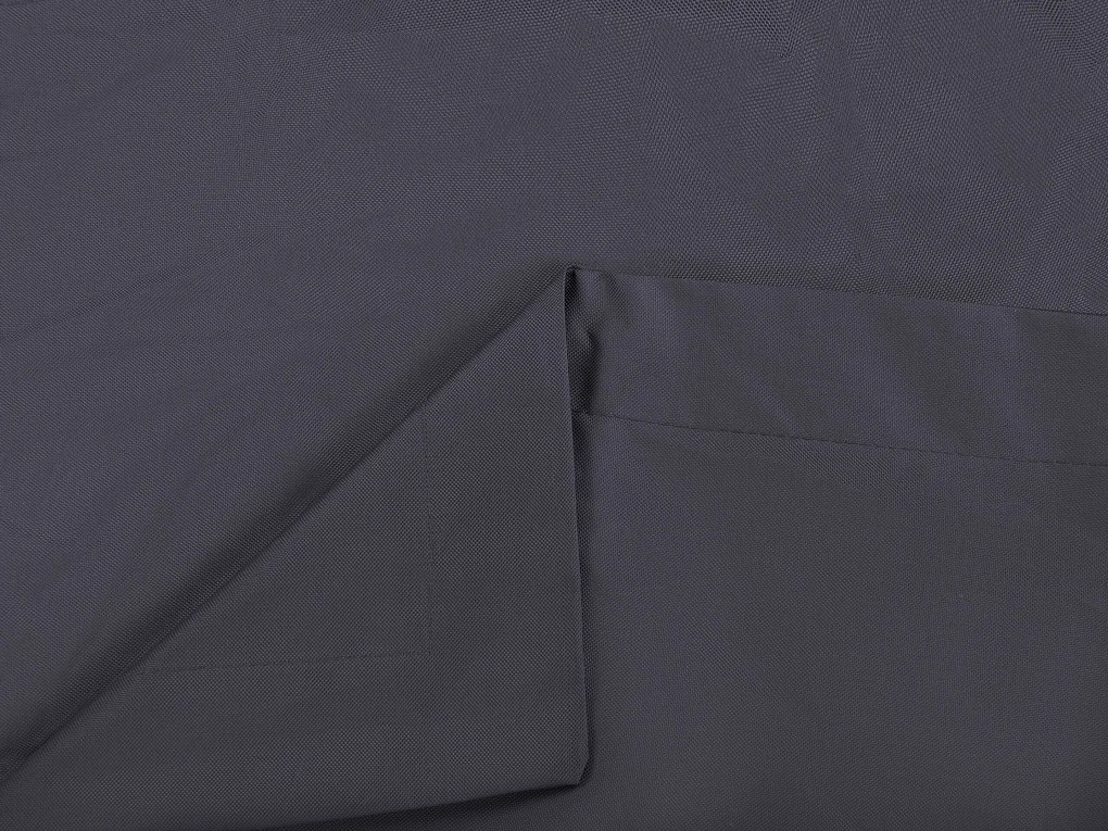 Pufe almofada preto 140 x 180 cm FUZZY Beliani