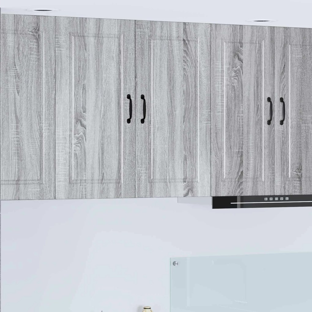vidaXL Armário de Cozinha com prateleira Cinza Sonoma 80 x 31 x 80 cm