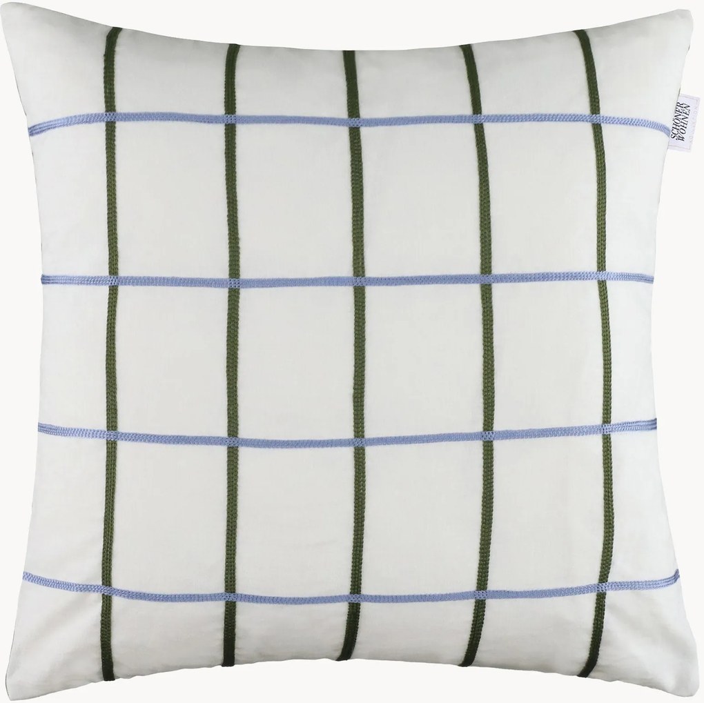 Capa de almofada decorativa bordada Perform