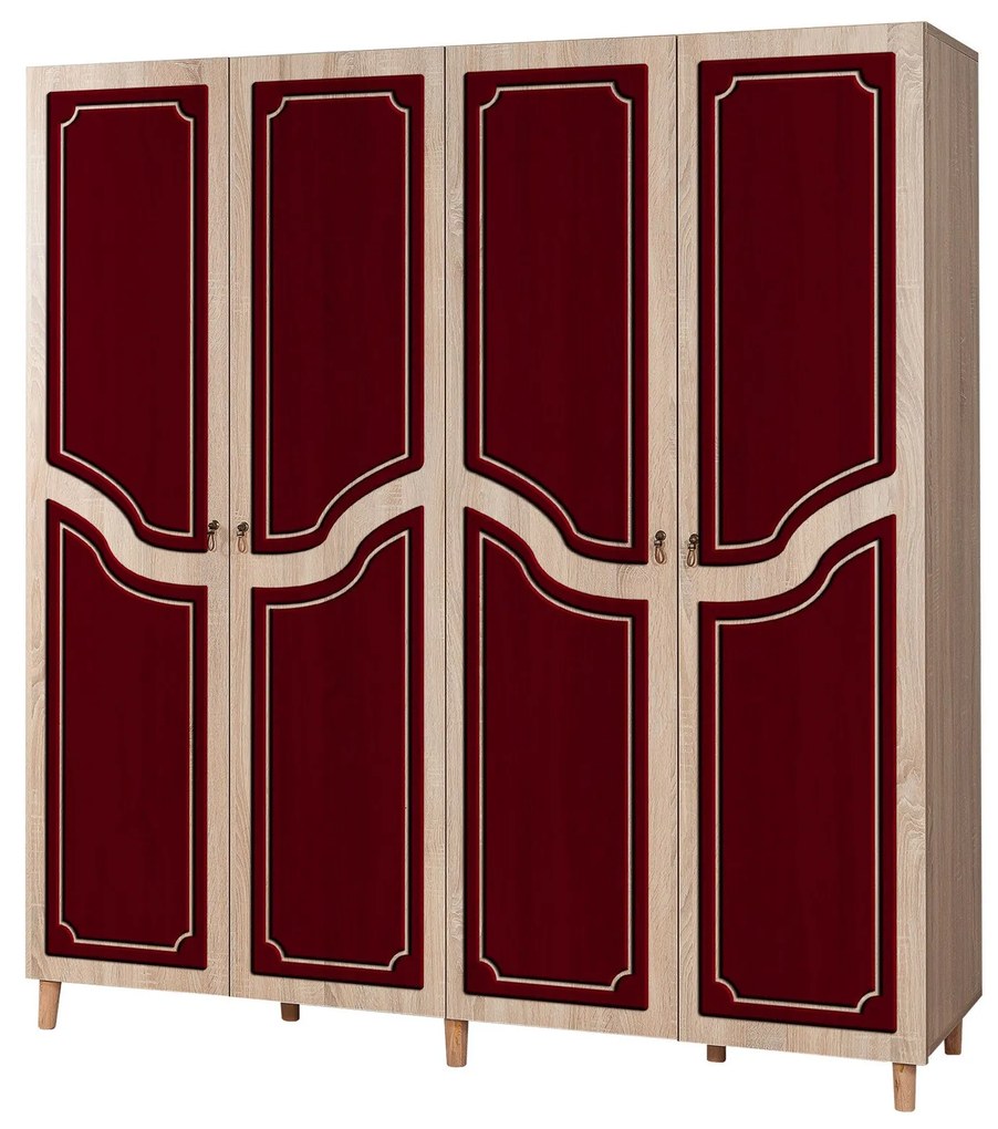 Roupeiro Imaj – Carvalho Sonoma – 180x192x52 cm