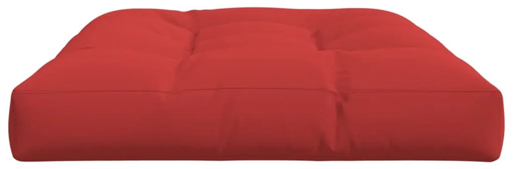 Almofadão para sofá de paletes 120x80x12 cm tecido vermelho