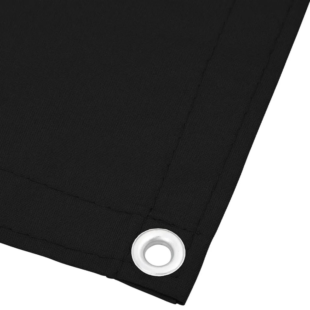 Tela de varanda 75x1000 cm 100% poliéster oxford preto