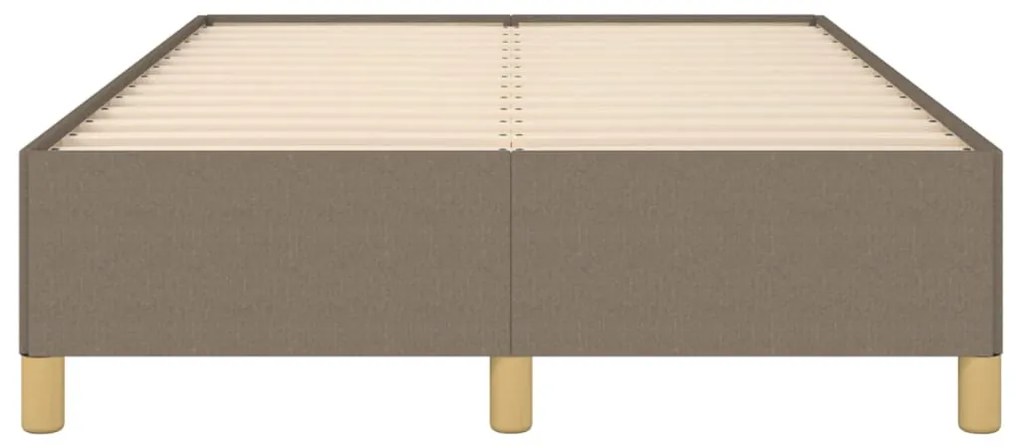 Estrutura cama sem colchão 120x200 cm tecido cinza-acastanhado