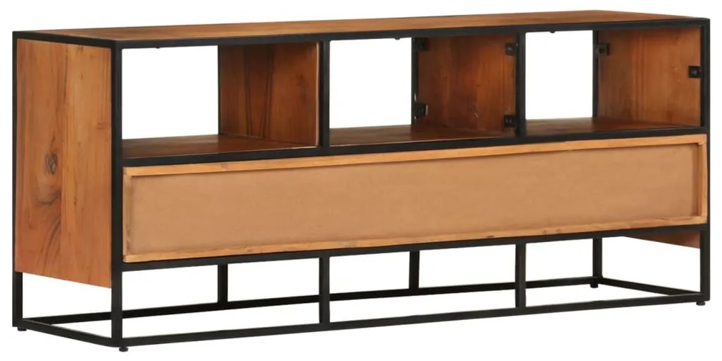 Móvel de TV 110x30x45 cm madeira de acácia maciça