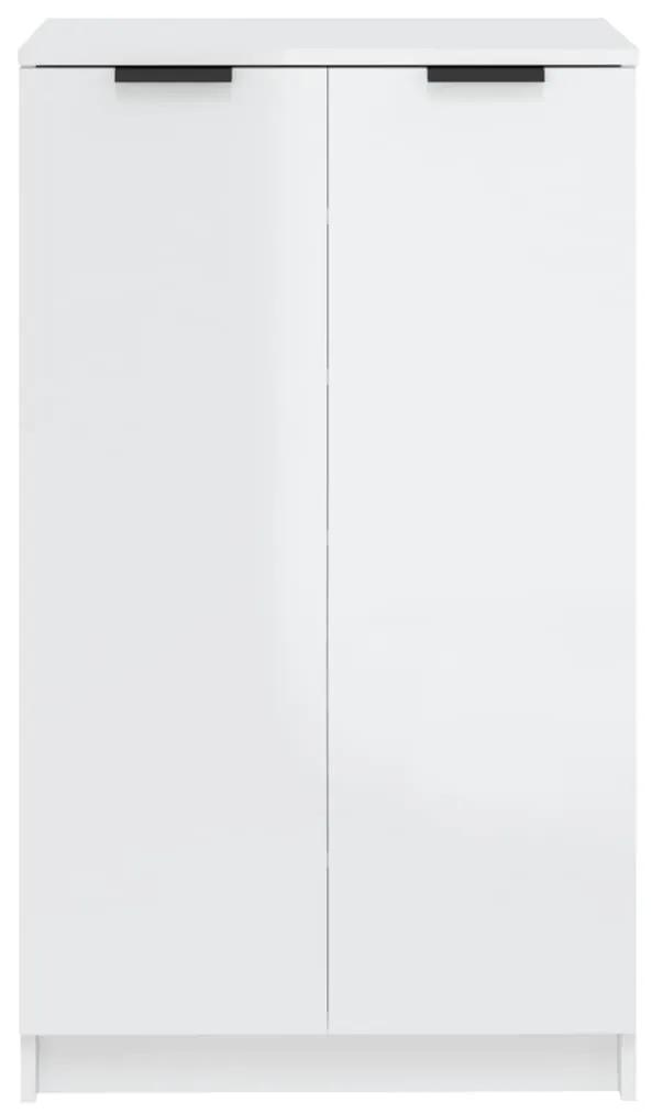 Sapateira 59x35x100 cm derivados de madeira branco brilhante