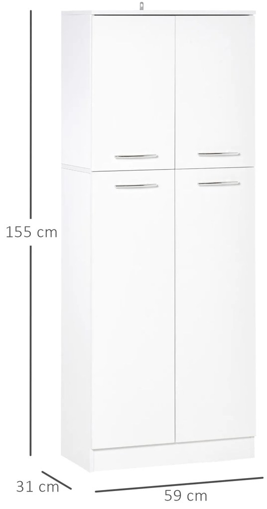 Armário Alto Arcos - Design Minimalista