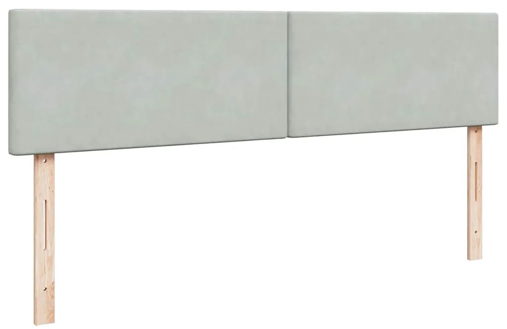 Estrutura de cama otomana com colchão 160x200 cm cinzento claro