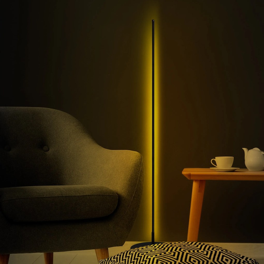Candeeiro de Pé Only – Preto – 30 cm x 153 cm