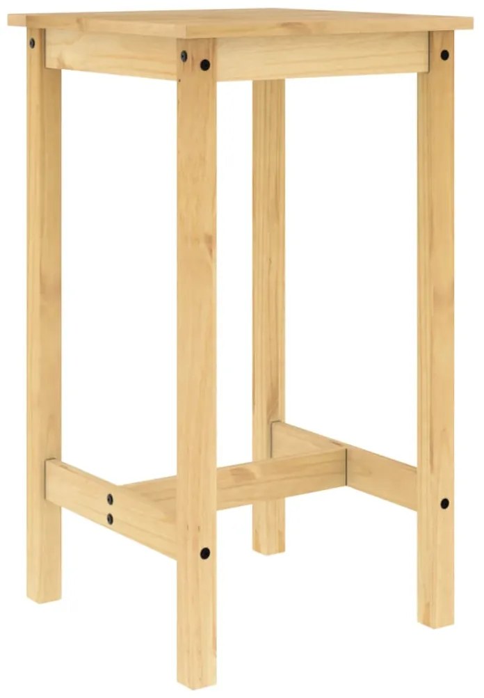 3 pcs conjunto de bar pinho maciço