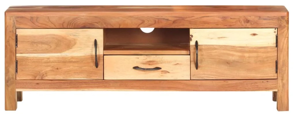 Móvel de TV 116x30x40 cm madeira de acácia maciça