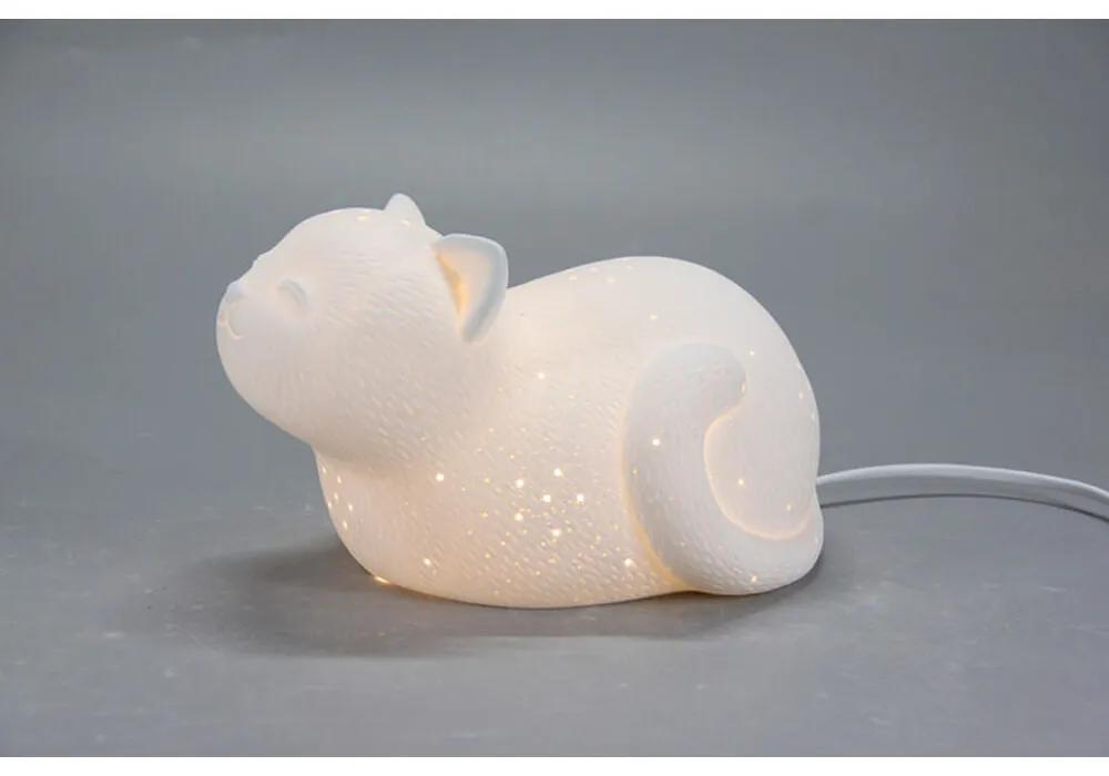 Lâmpada de mesa DKD Home Decor Branco Porcelana 25W 220 V LED Macaco (23 x 16 x 13 cm)