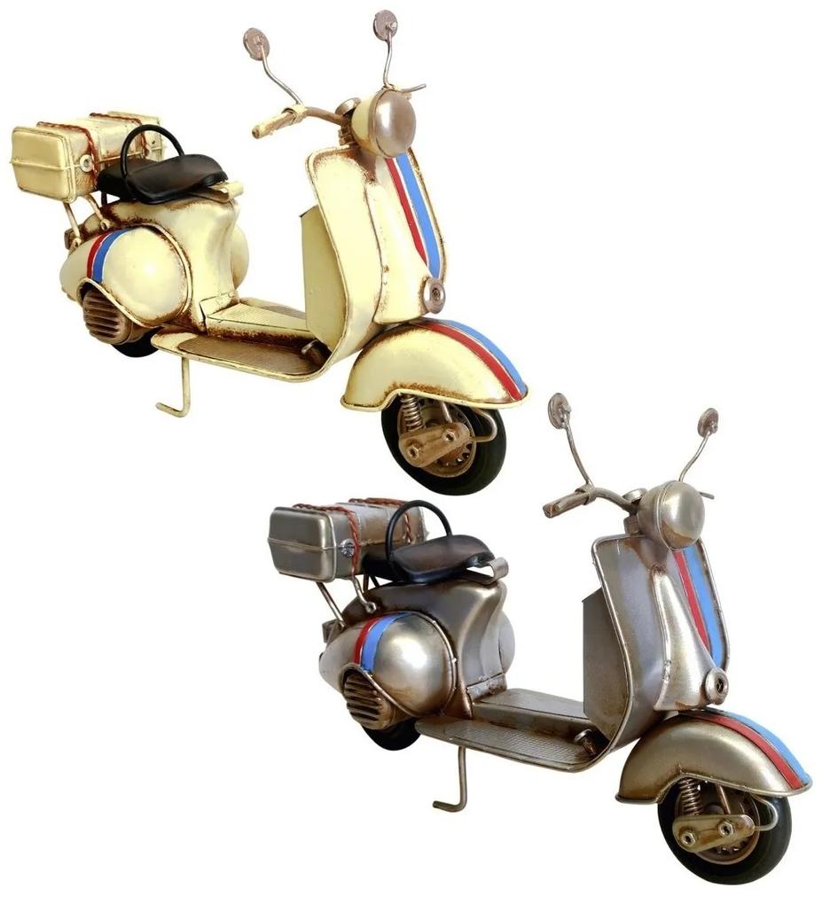 Estatuetas Signes Grimalt  Motocicleta De Scooter Vintage 2 Unidades