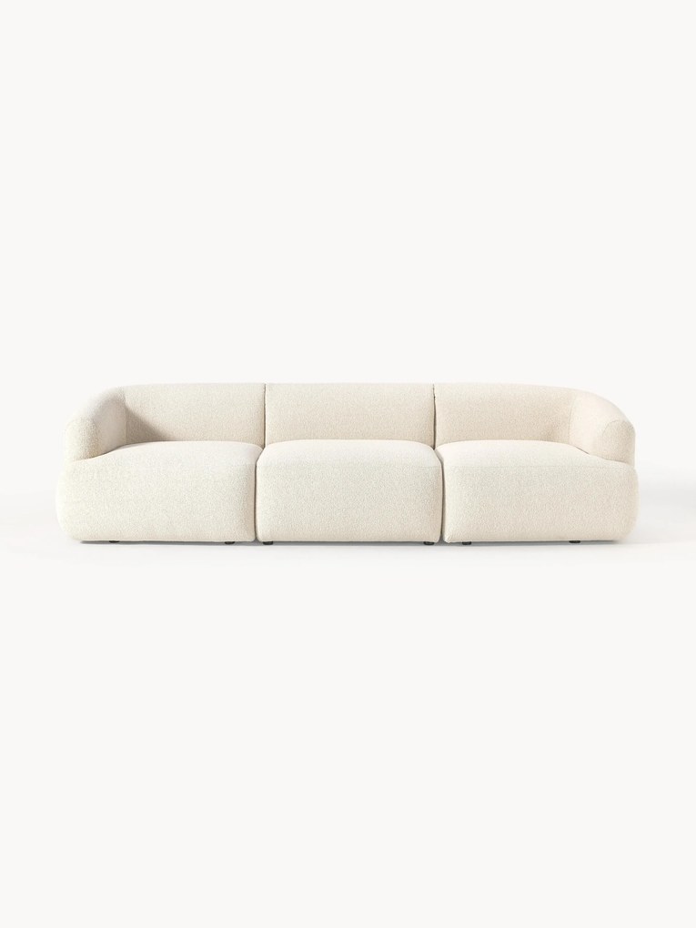 Sofá modular em bouclé Sofia (4 lugares)
