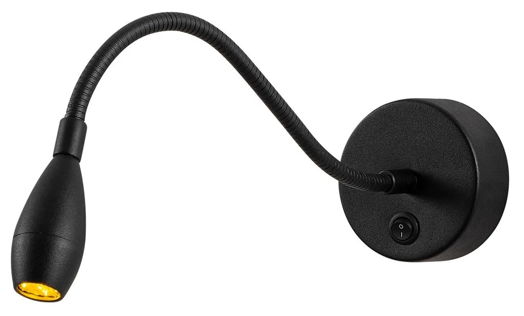 Candeeiro de Parede Reading – Preto – 8 x 38 cm