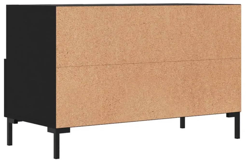 Móvel p/ TV 80x36x50 cm derivados de madeira preto