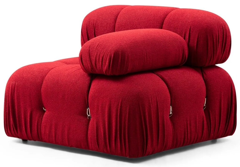 Sofá de 1 Lugar Bubble – Vermelho – 95x95x75 cm