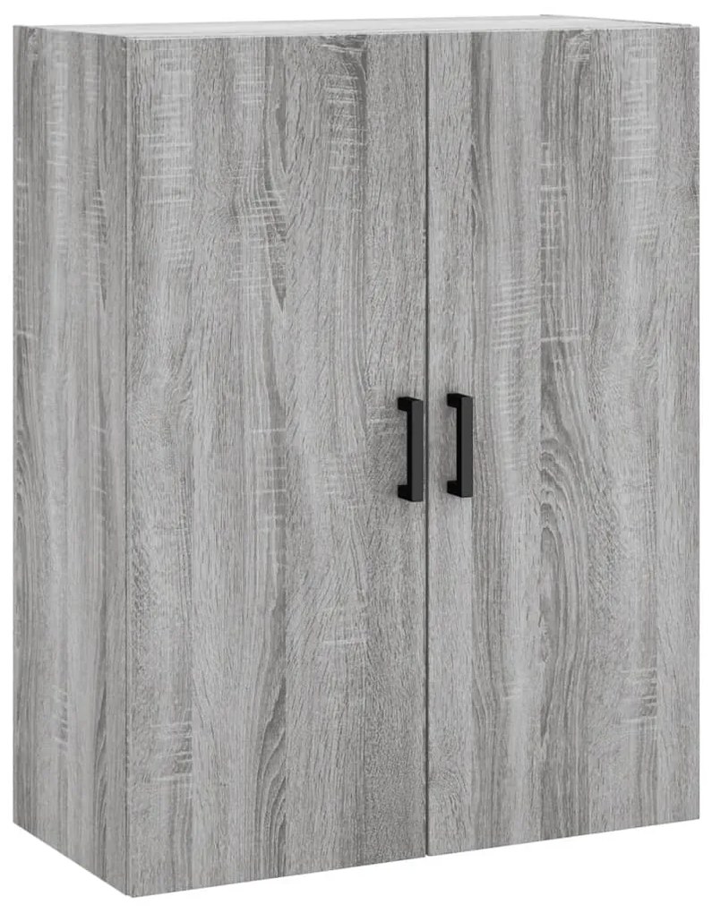 Armário alto 69,5x34x180 cm derivados de madeira sonoma cinza