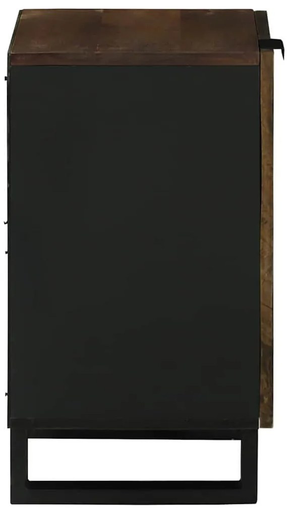 Armário de banheiro 38x33,5x58 cm em madeira de mogno