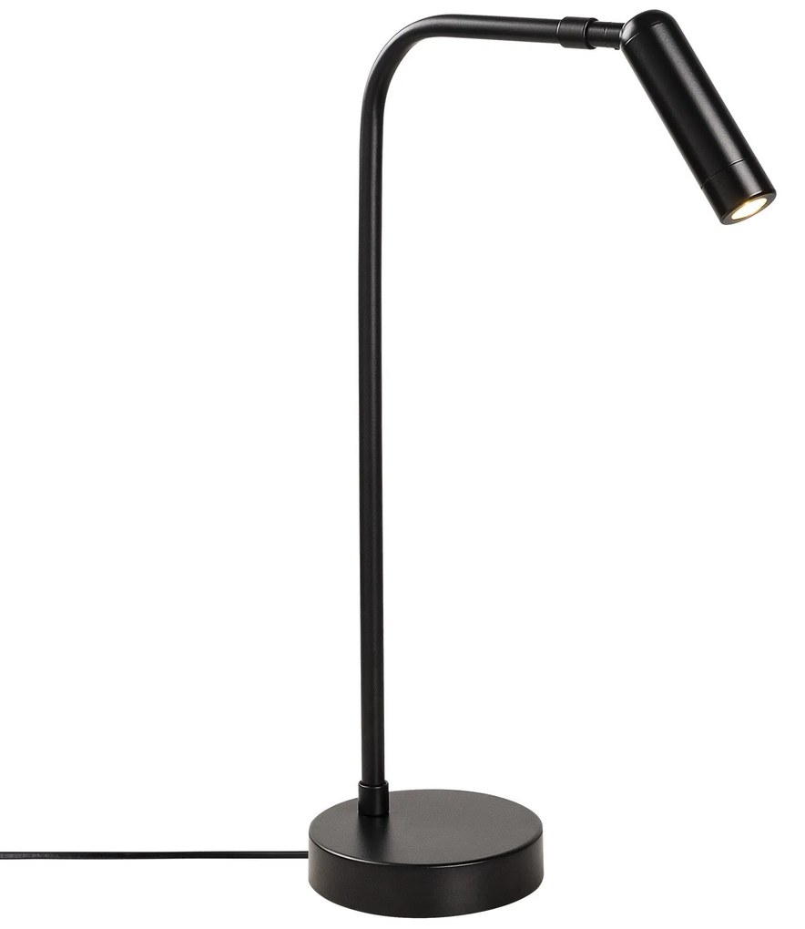 Candeeiro de Mesa Ugur – Preto – 12 x 22 cm