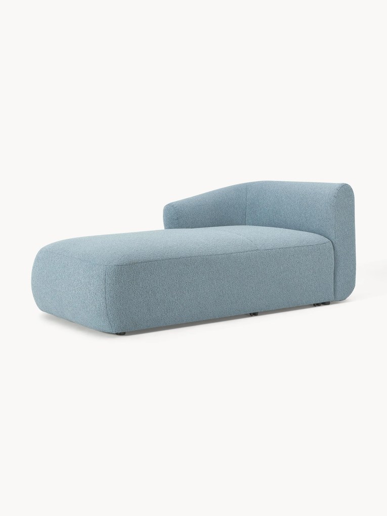 Módulo de canto chaise longue em bouclé Sofia