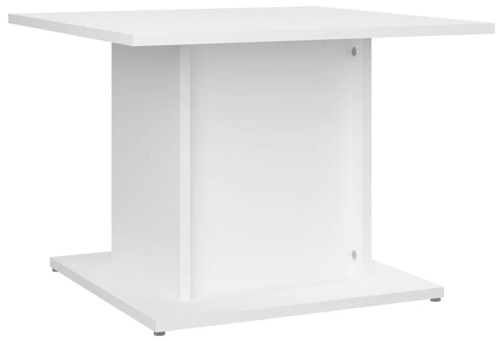 Mesa de centro 55,5x55,5x40 cm contraplacado branco