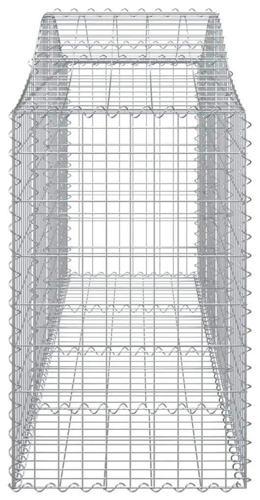 Cestos gabião arqueados 20pcs 200x50x80/100cm ferro galvanizado