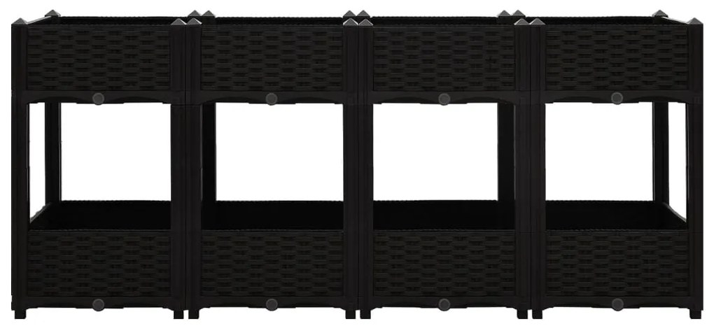 Canteiro elevado 160x40x71 cm polipropileno