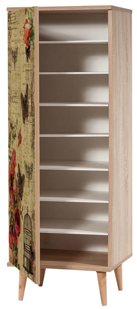 Conjunto de Mobiliário de Entrada Filinta – Sonomo Stone – Sapateira (