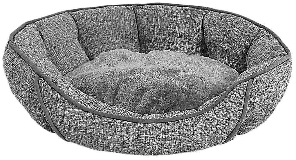 Cama para animal de estimação 60 x 50 cm cinzento CANDIR Beliani